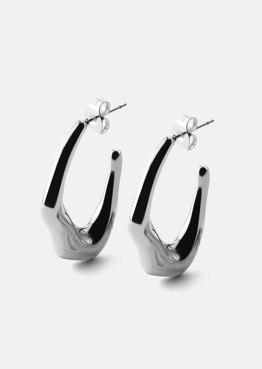 Ohrring Bold Drops - Versilbert