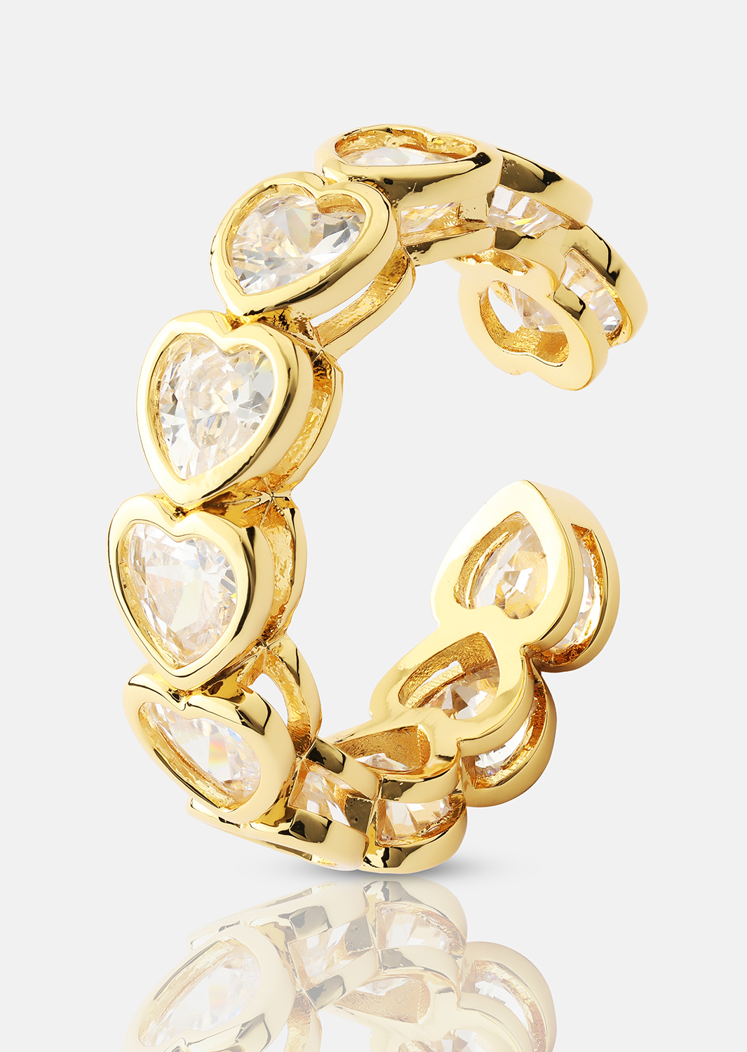 Ring Heartfelt Love- 18k Vergoldet