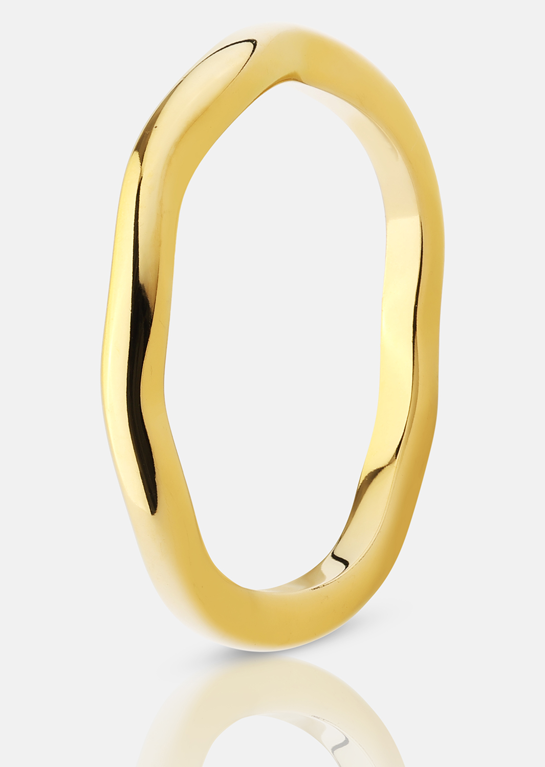 Ring Wave Gold- 18k vergoldet