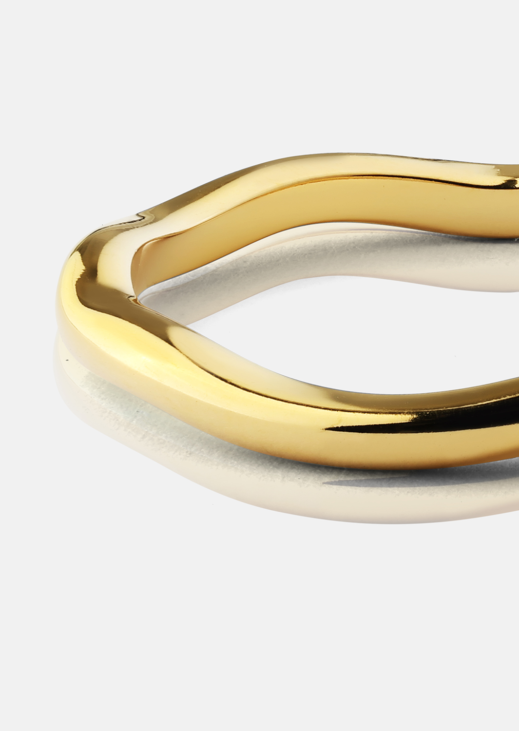 Ring Wave Gold- 18k vergoldet