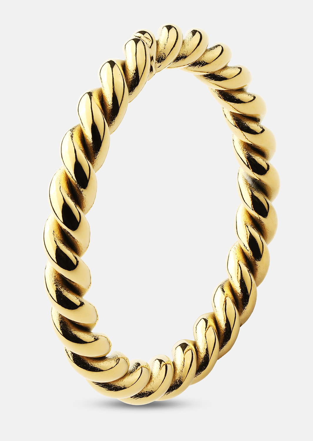Ring Golden Twist- 18k vergoldet