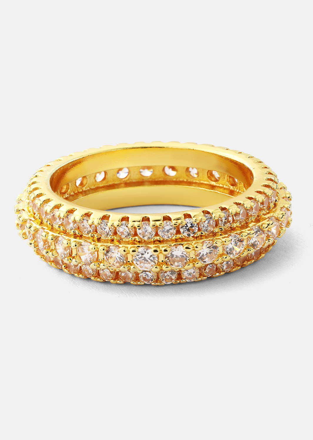 Ring Crystal Shimmer - 18k vergoldet