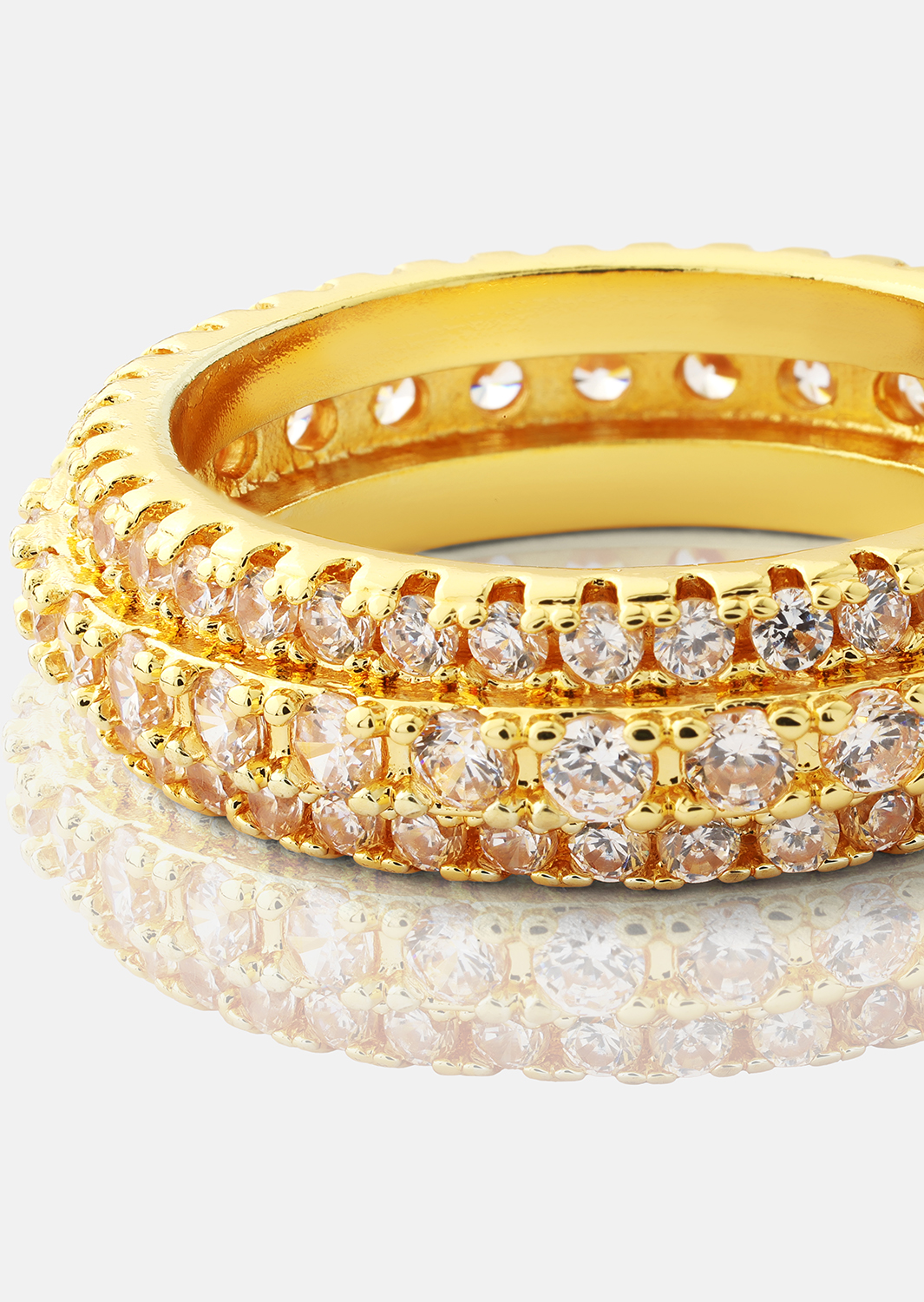 Ring Crystal Shimmer - 18k vergoldet