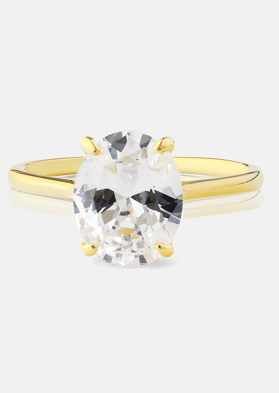 Ring Clarity - 18k Vergoldet