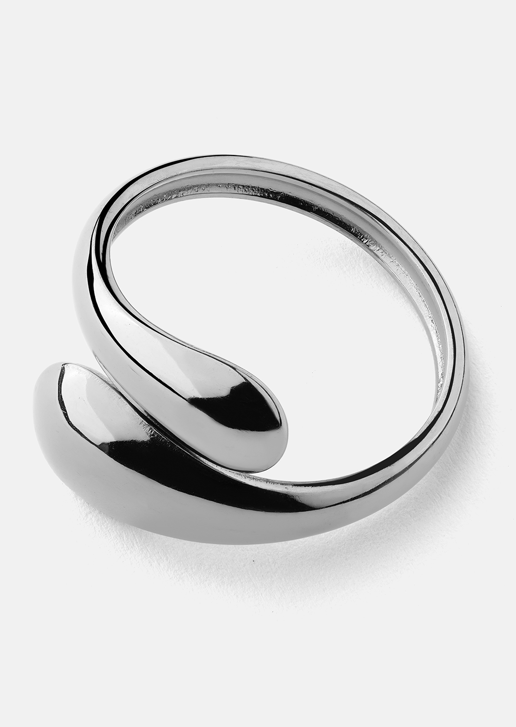 Ring Bold Drops - Versilbert