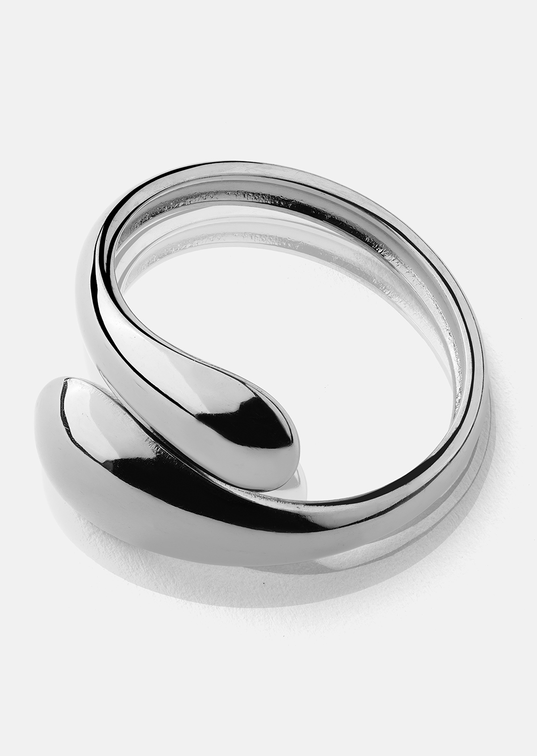 Ring Bold Drops - Versilbert