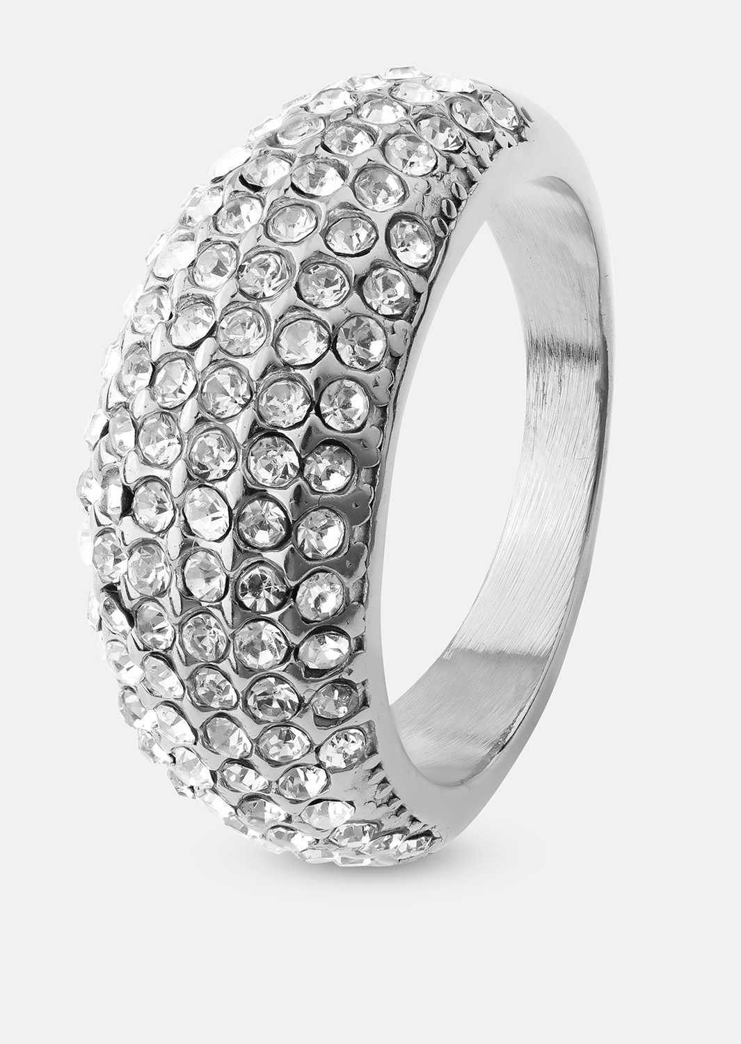 Stella Glimmer Ring - Versilbert