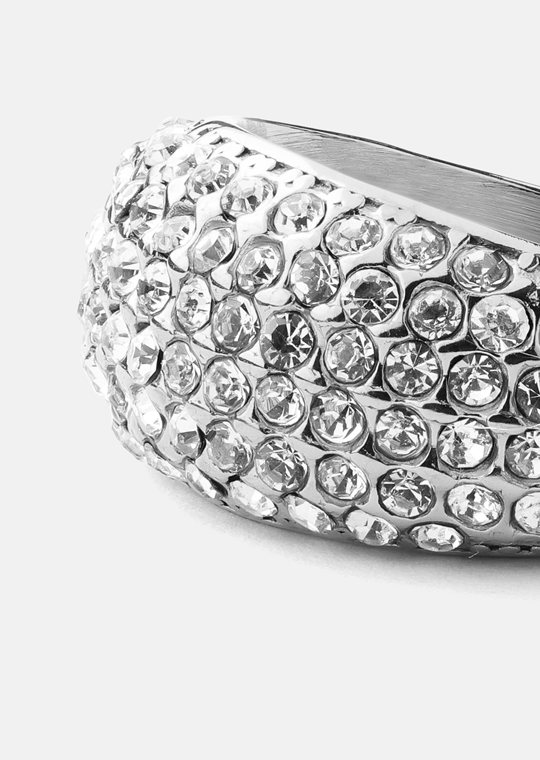 Stella Glimmer Ring - Versilbert