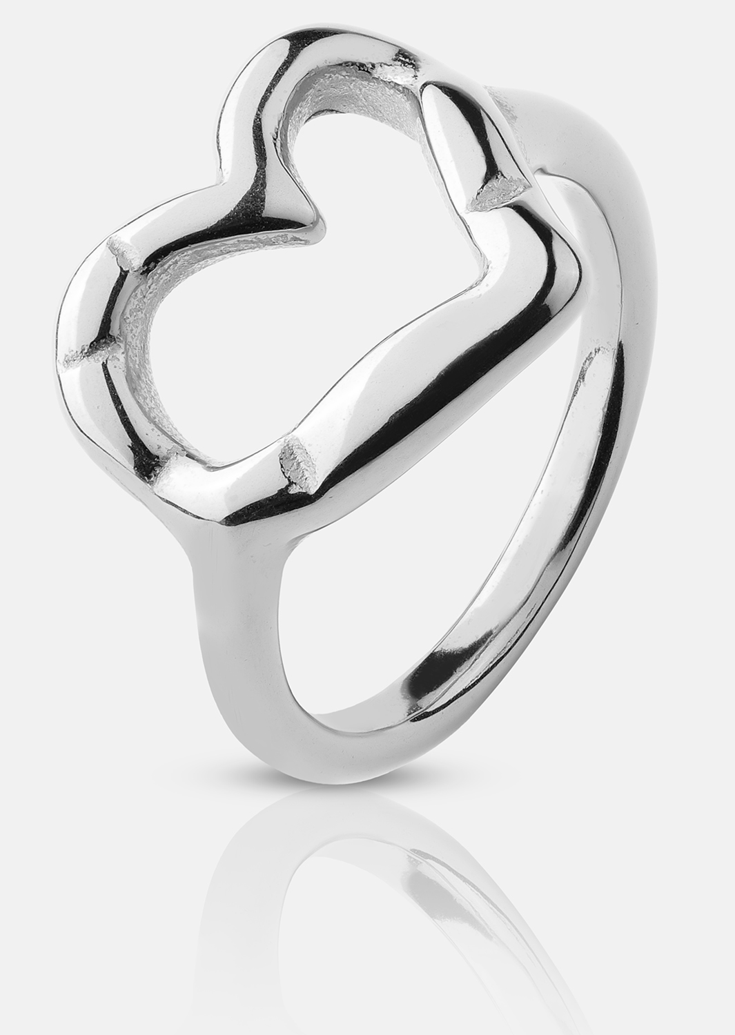 Ring Heartbeat - Versilbert