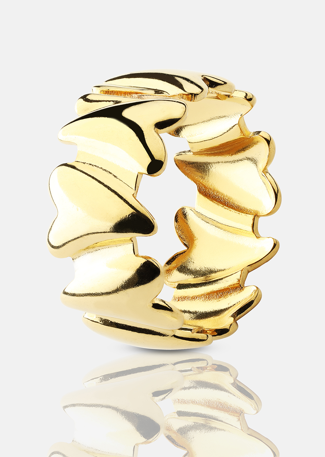 Ring Heartglow - 18k Vergoldet