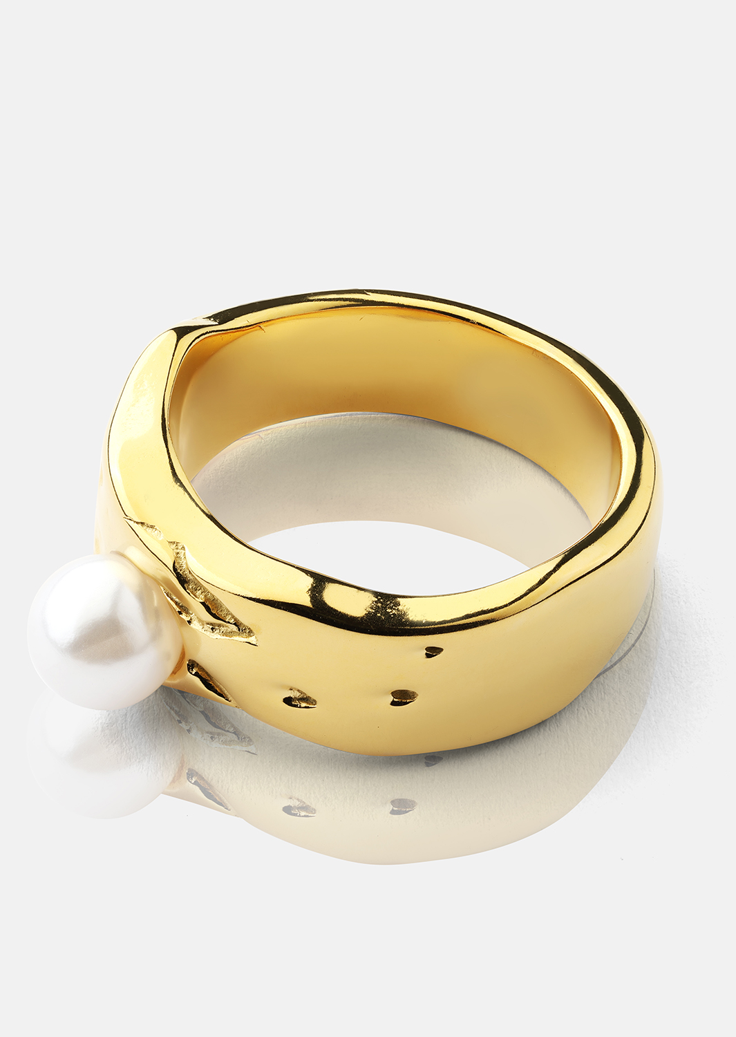 Ring Pearl Serenity - 18k Vergoldet