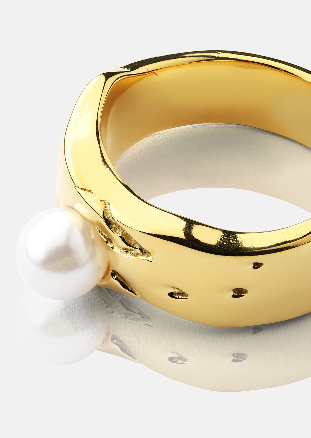 Ring Pearl Serenity - 18k Vergoldet