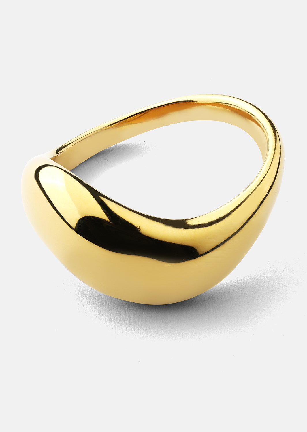Ring Soft Curve - 18k Vergoldet
