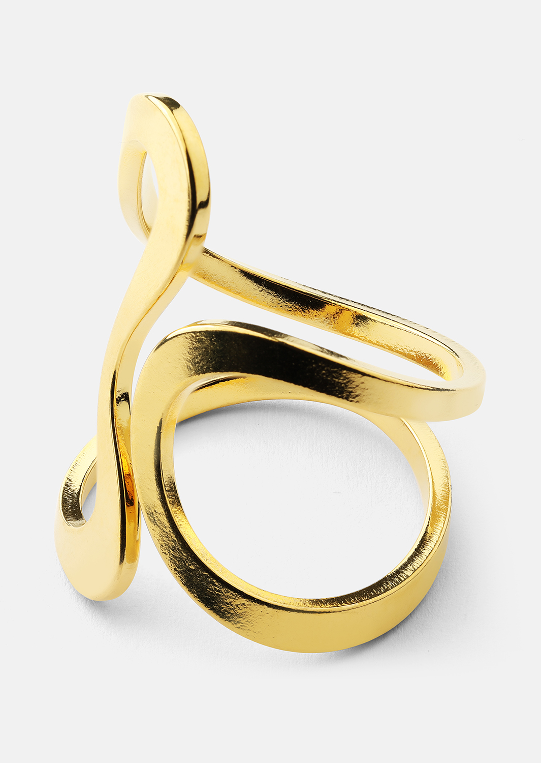 Ring Infinity Flow - 18k Vergoldet