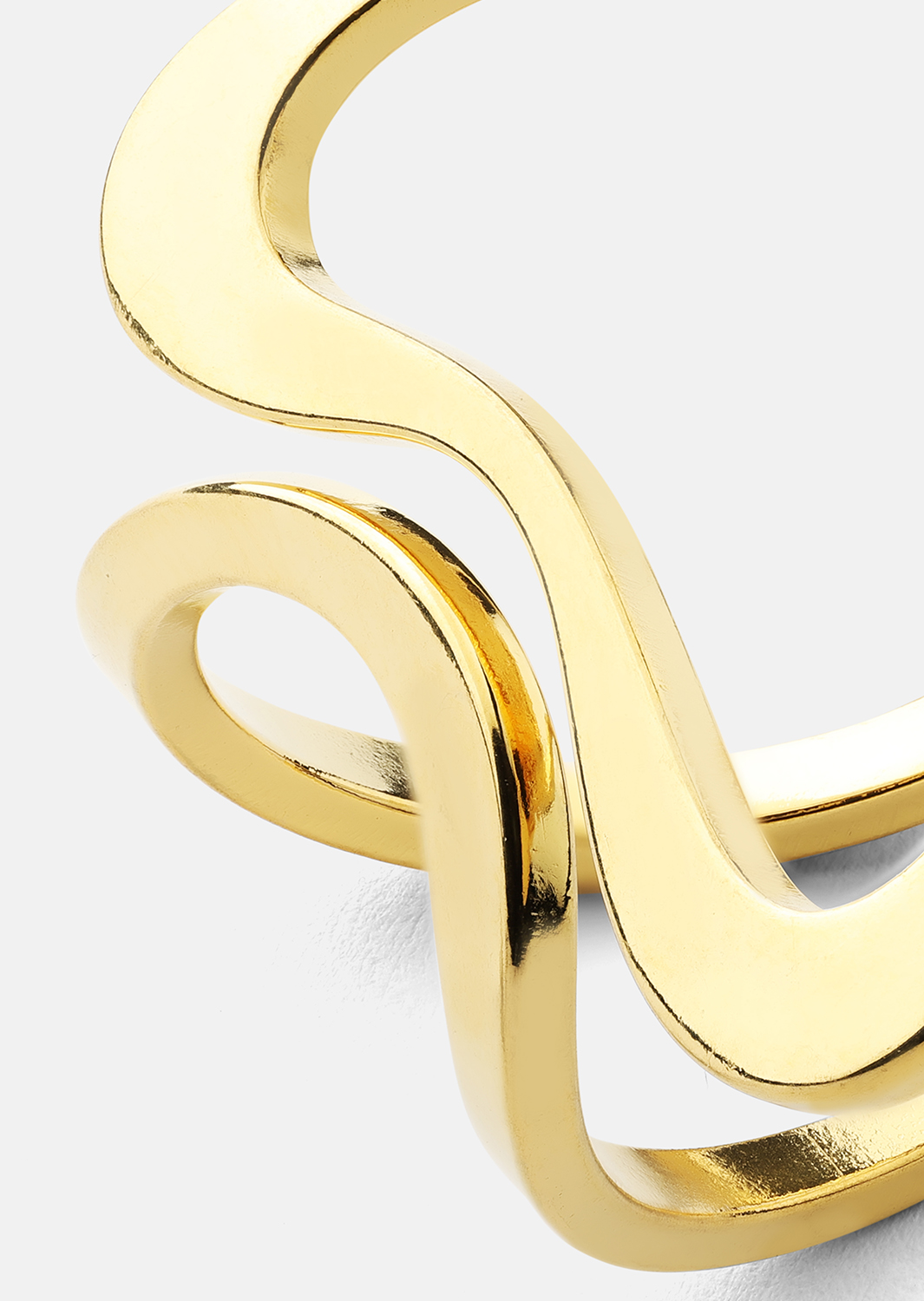 Ring Infinity Flow - 18k Vergoldet