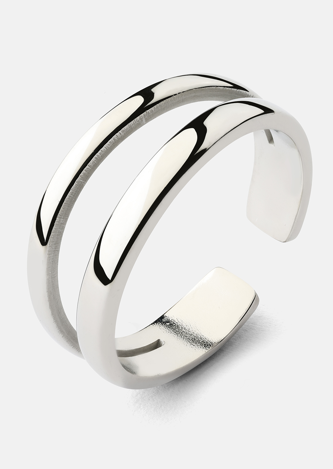 Apertura Ring - Versilbert