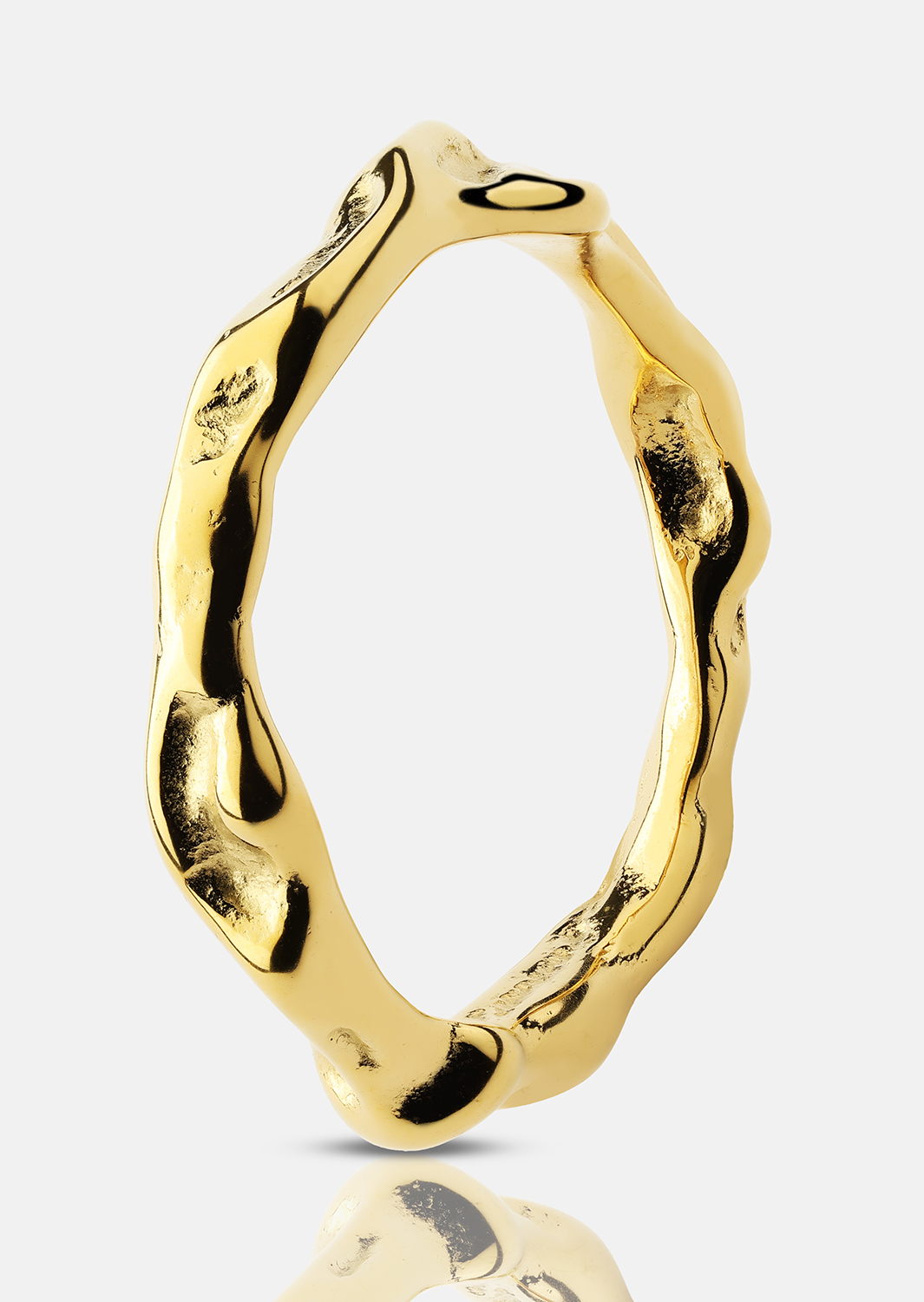 Ondula Ring - 18k Vergoldet
