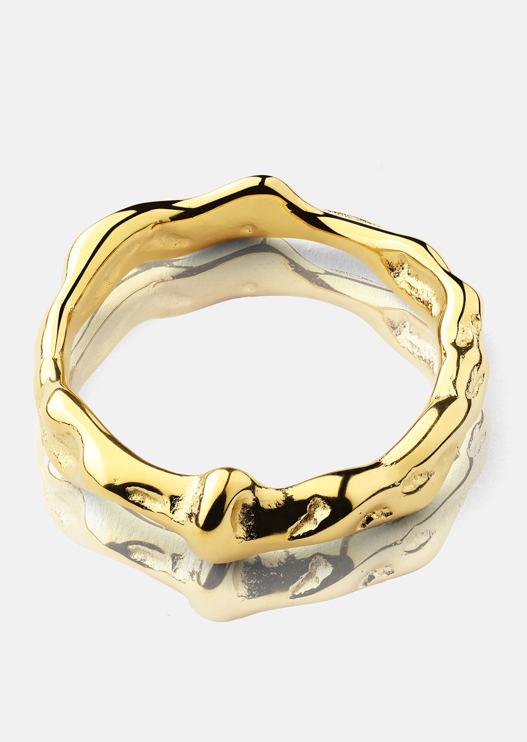 Ondula Ring - 18k Vergoldet