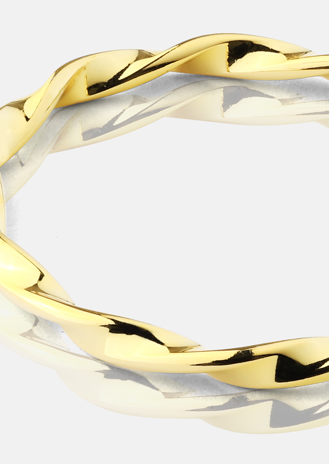 Ring Twist Whisper- 18k Vergoldet