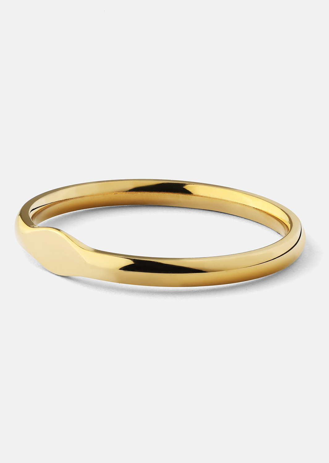 Initial Ring – 18k Vergoldet
