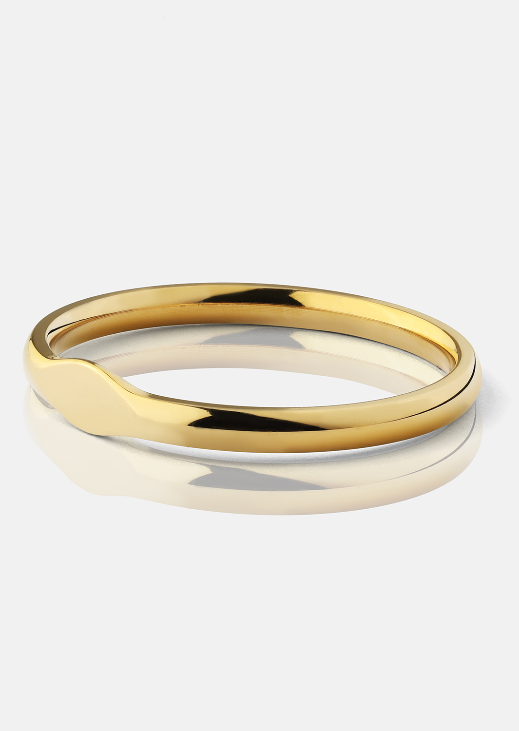Initial Ring – 18k Vergoldet