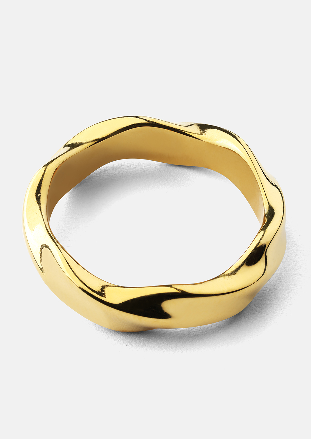 Ring Flow - 18k Vergoldet