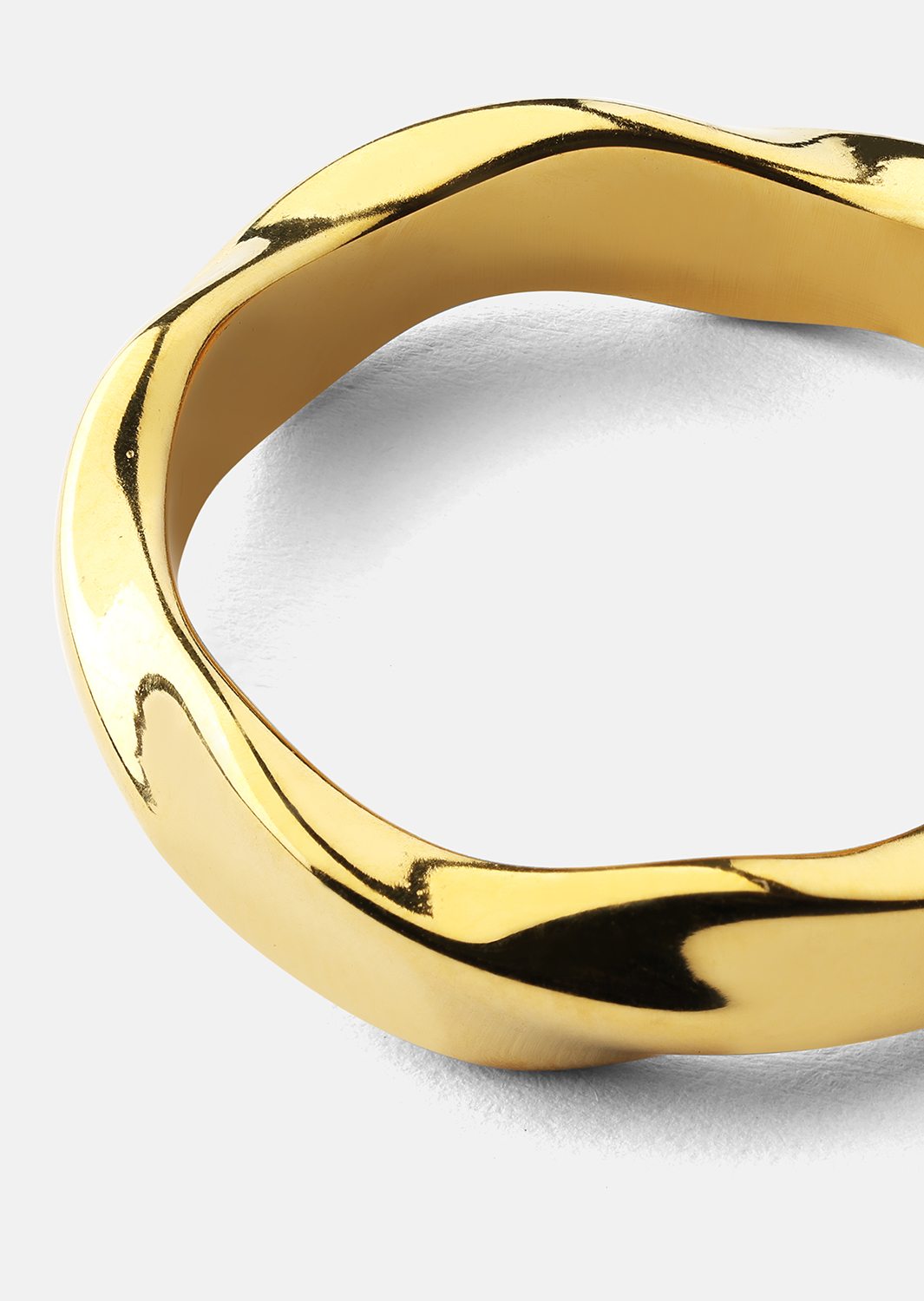 Ring Flow - 18k Vergoldet
