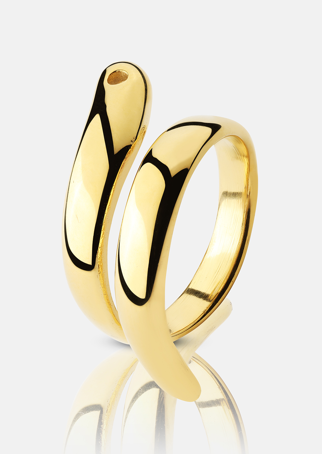 Ring Wave - 18k Vergoldet