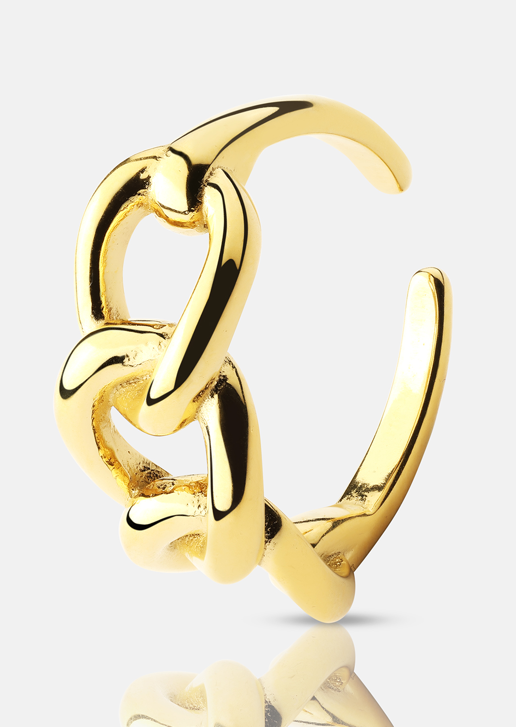 Ring Golden Link - 18K Vergoldet