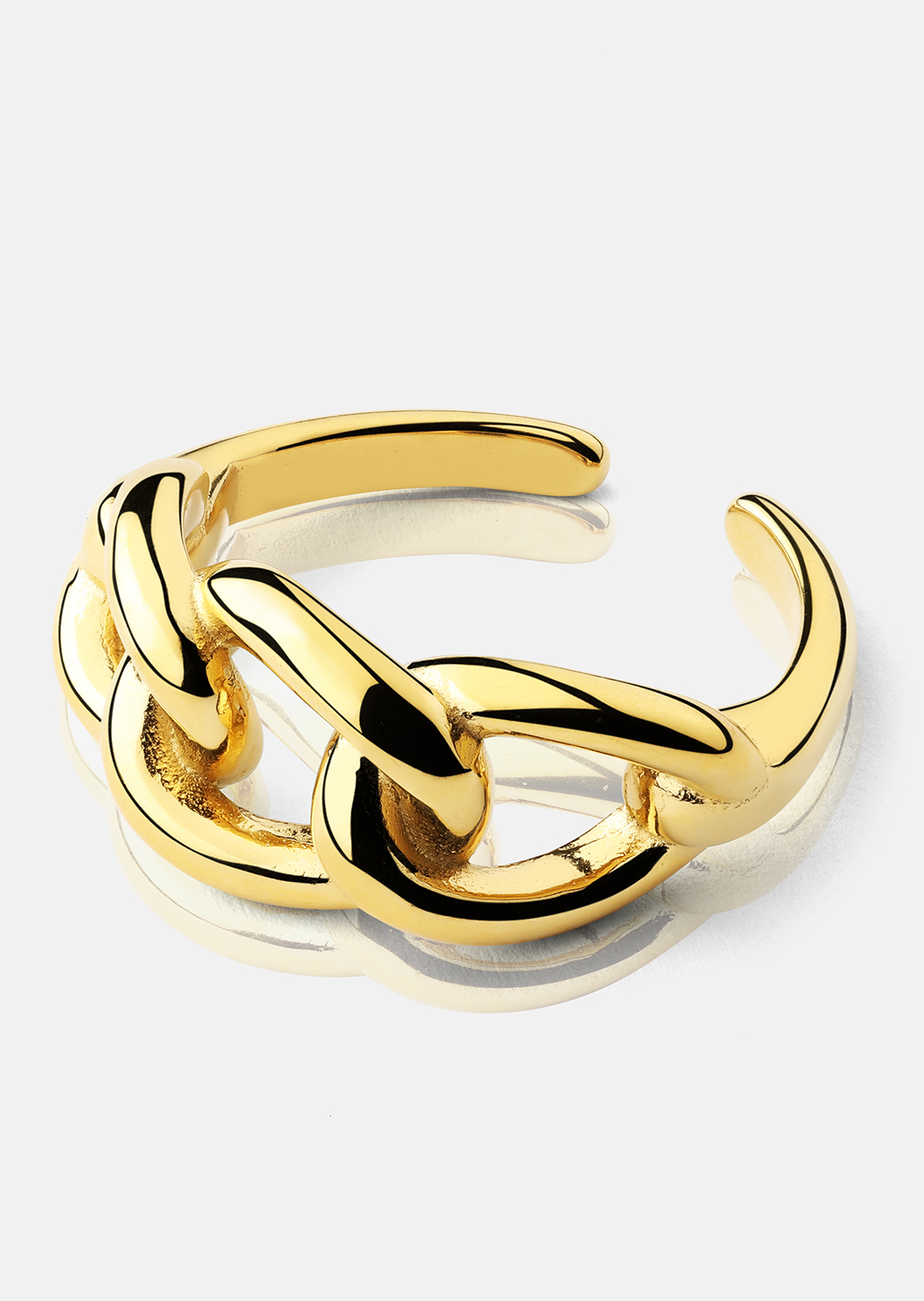 Ring Golden Link - 18K Vergoldet