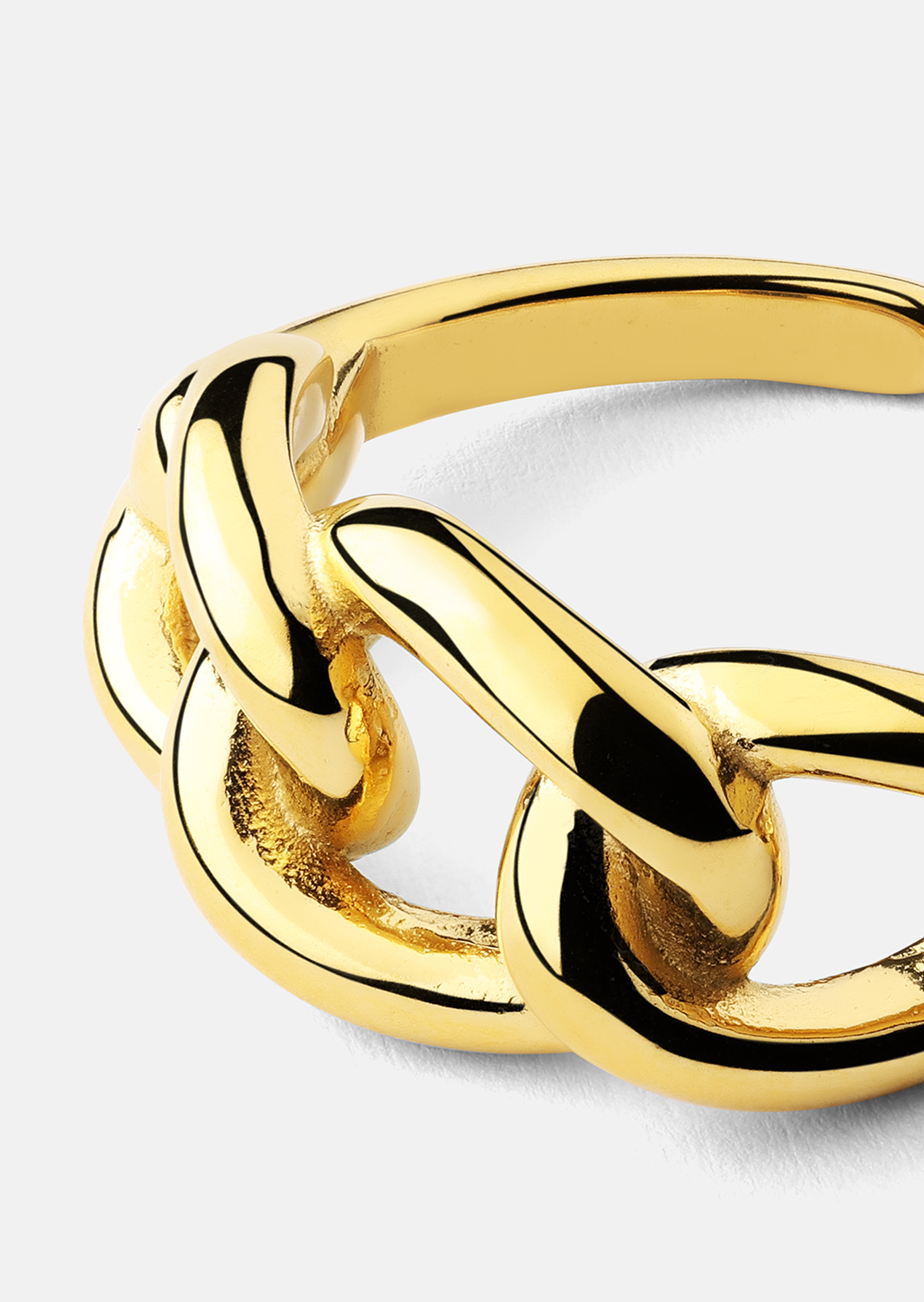 Ring Golden Link - 18K Vergoldet