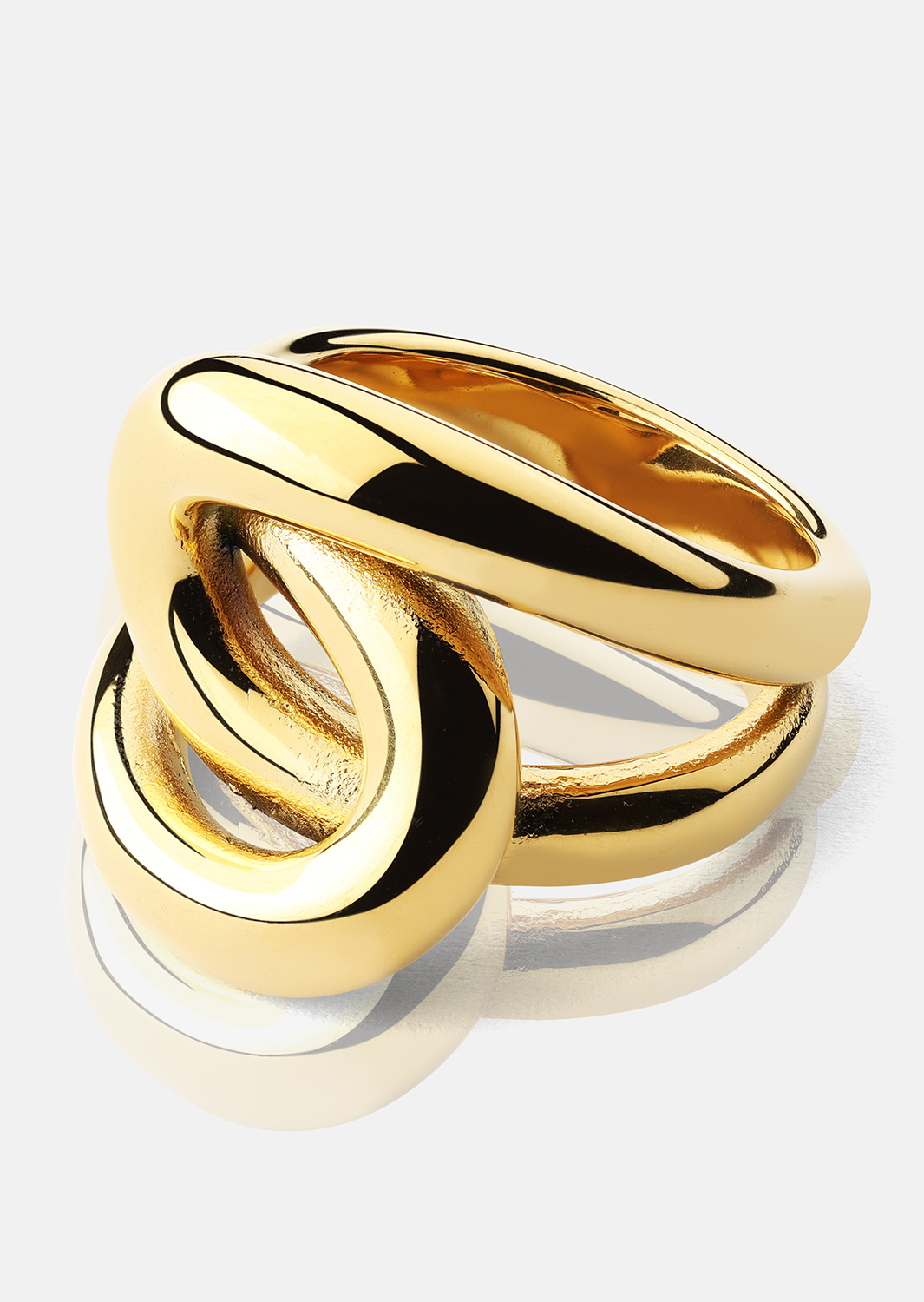 Ring Infinity Knot - 18k Gold Plated